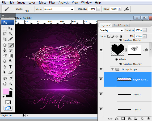 Valentine's Day Photoshop ideas. Shiny heart on the dark background, Retro car, clouds, paint splashes, Talbot-Lago T-150 CSS, car wallpaper